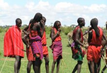 Maasai visit
