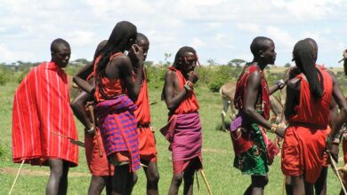 Maasai visit